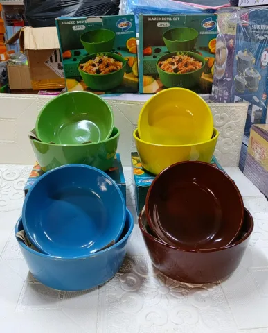 glaze bowl set Ceramic (7" and 6" bowl)